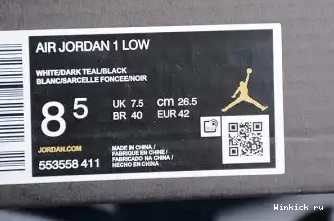 1 LOW AIR TEAL DARK JORDAN 0629